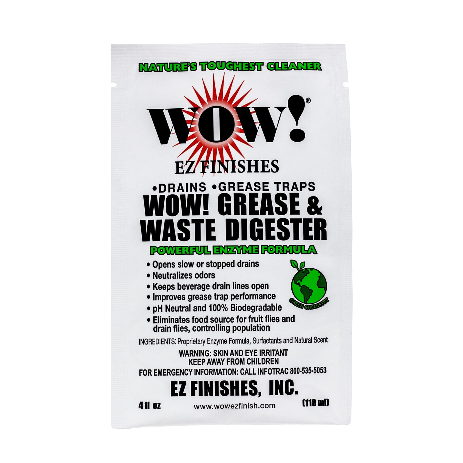 WOW! Grease and Waster Digester - 8 54629 00432 7