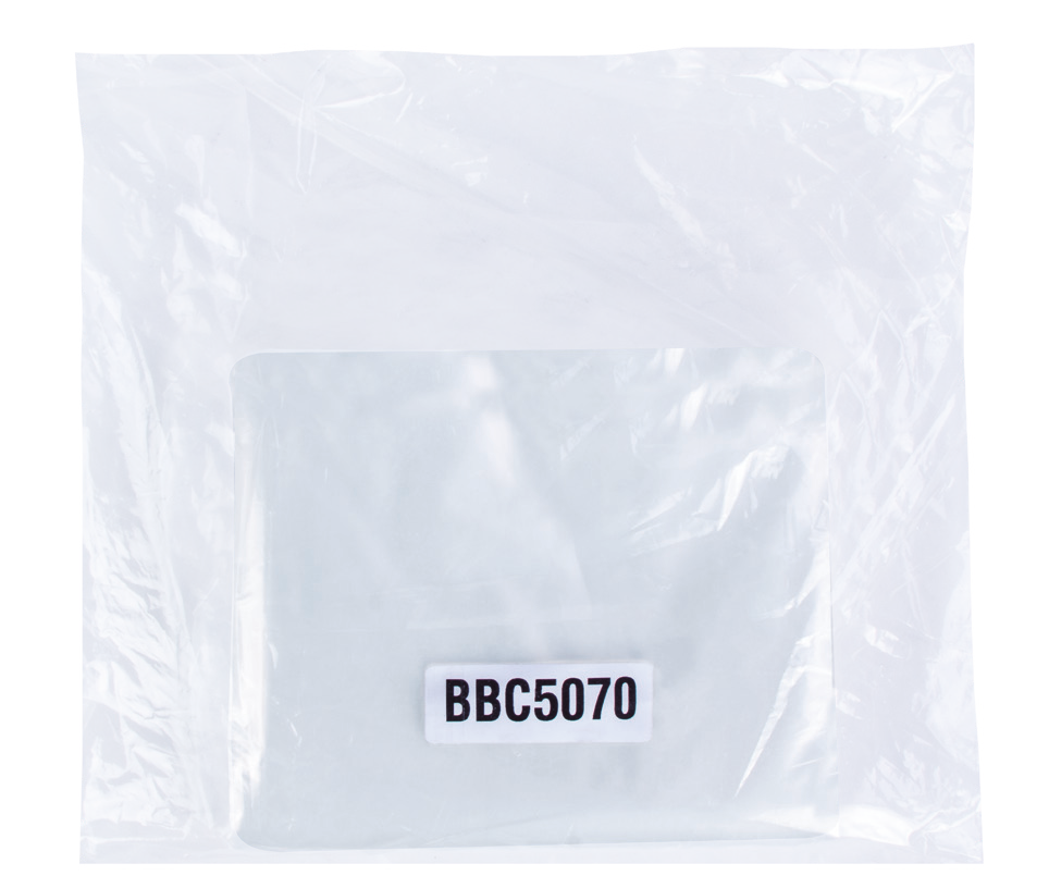 Low-Density Flat Poly Bag 6 x 7.9 in, 1.5 mil, Bulk Bundle (55 lb/Case)