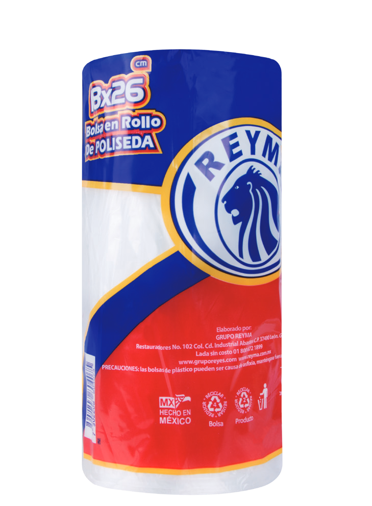 High-Density Polysilk Bag on Roll 7 x 10.2 in, 0.5 mil (20 Rolls/Case)