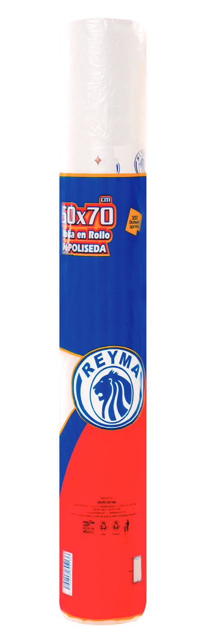 High-Density Polysilk Bag on Roll 19.7 x 27.6 in, 0.5 mil (8 Rolls/Case)