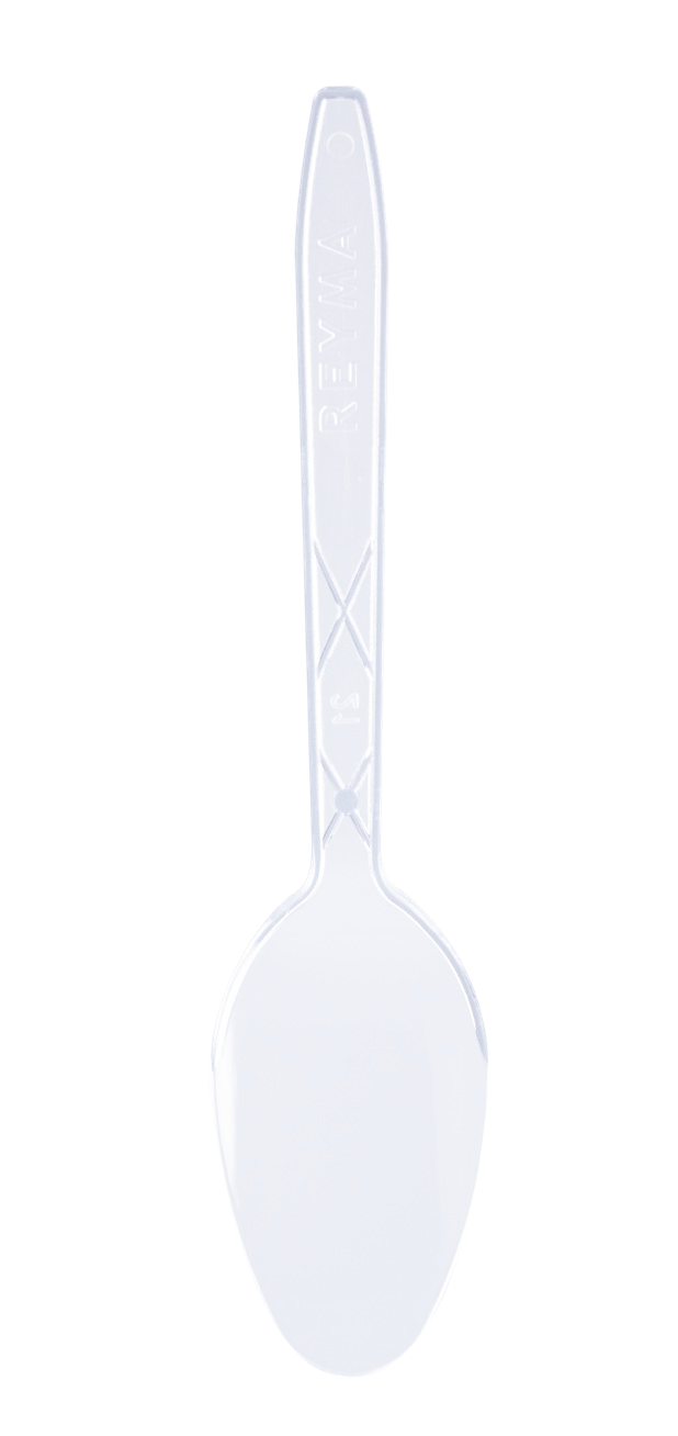 Plastic Dessert Spoon 5.7 in, Clear (500/Case)