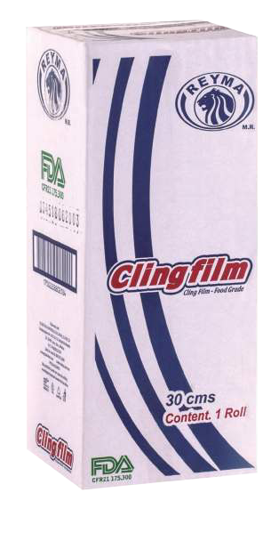 Industrial PVC Cling Film 11.8 in x 3,281 ft, 0.47 mil (1 Roll/Case)