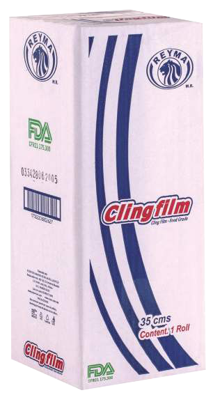 Industrial PVC Cling Film 13.8 in x 1,969 ft, 0.47 mil (1 Roll/Case)