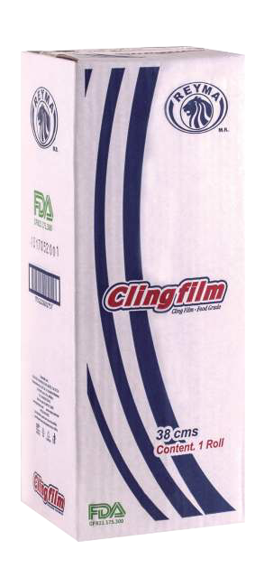Industrial PVC Cling Film 15 in x 3,281 ft, 0.47 mil (1 Roll/Case)