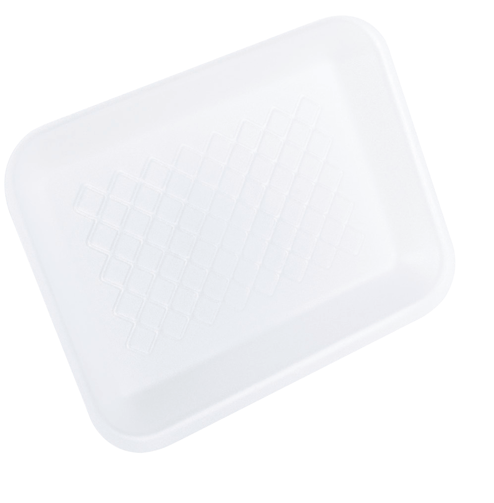 Foam Tray No. 855, 8.4 x 6.3 in (500/Case)