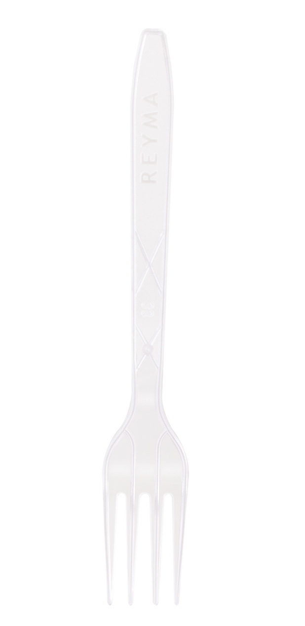 Plastic Dessert Fork 5.7 in, Clear (500/Case)