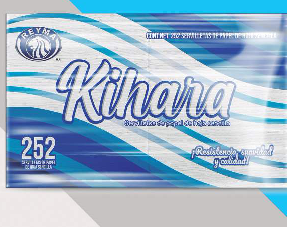Kihara Traditional Paper Napkins, 252-Ct Packs (24 Packs/Case)