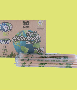 Bio Wrapped Straw 8.3 in, 500-Ct Boxes (2,000/Case)