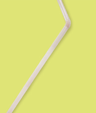 Bio Wrapped Flexible Straw 8.7 in, Bulk Box (2,000/Case)