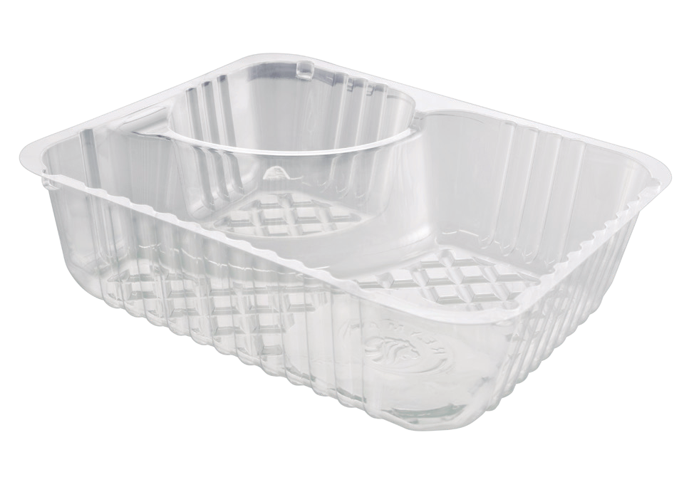Clear PS Nacho Tray 5.7 x 4.7 in, 20.3 oz (500/Case)