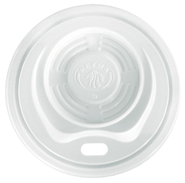 PP Lid for 8 oz Foam Cups, White (1,000/Case)