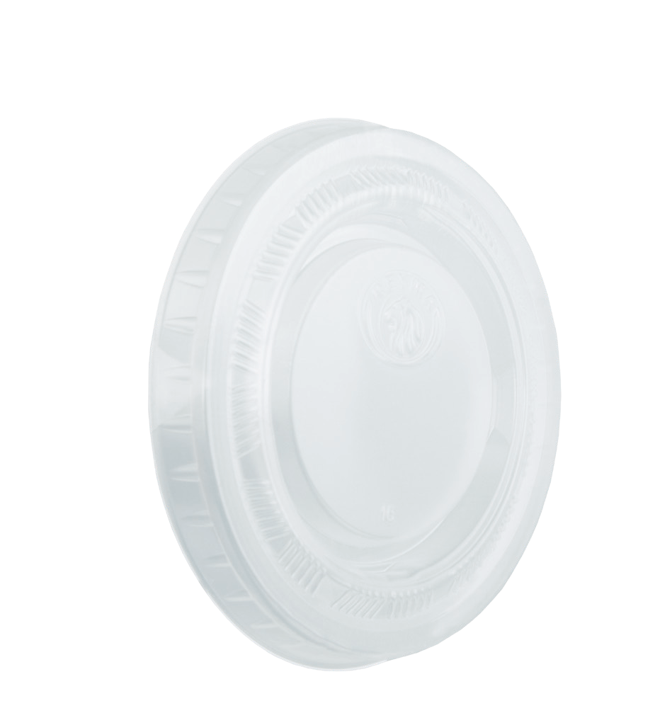 Clear Flat Lid for 2 oz Portion Cups (2,400/Case)