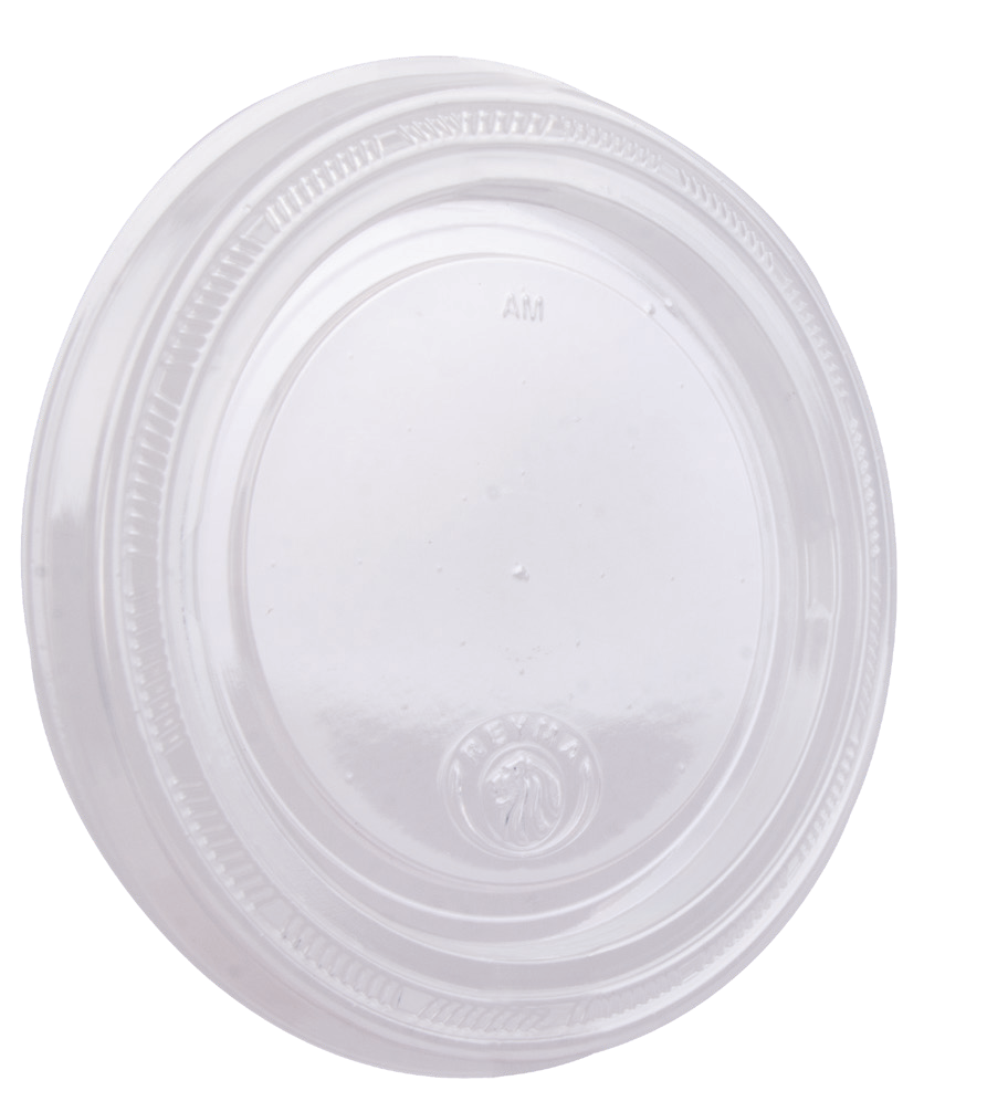 Flat Lid for 10-24 oz EU PP Cups, Straw Slot (1,000/Case)