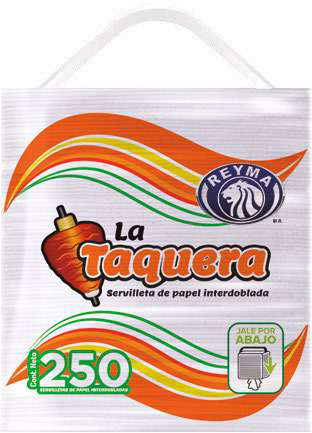 La Taquera Interfolded Paper Napkins, 250-Ct Packs (24 Packs/Case)