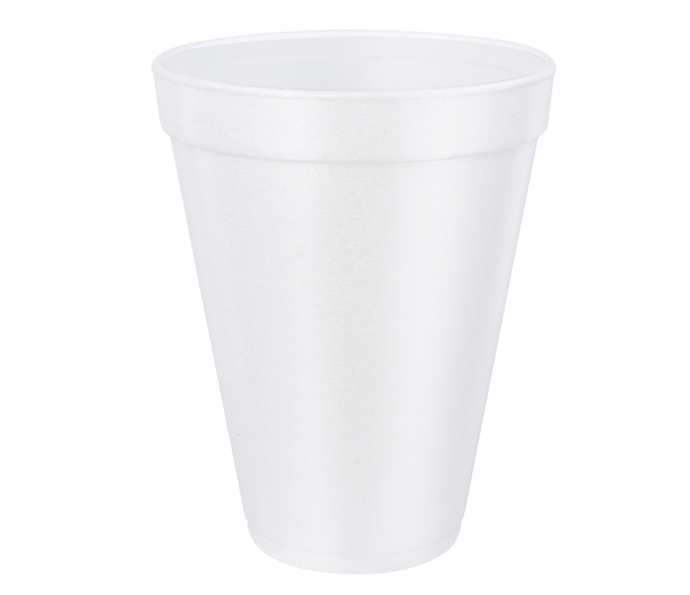 Foam Cup 12 oz, Standard & Squat (1,000/Case)