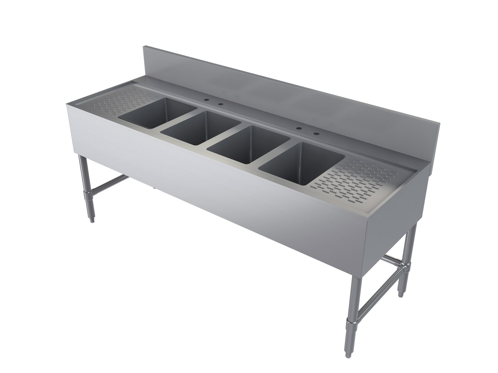 Underbar Sink Unit, 4-compartment - TA-BS42472LR