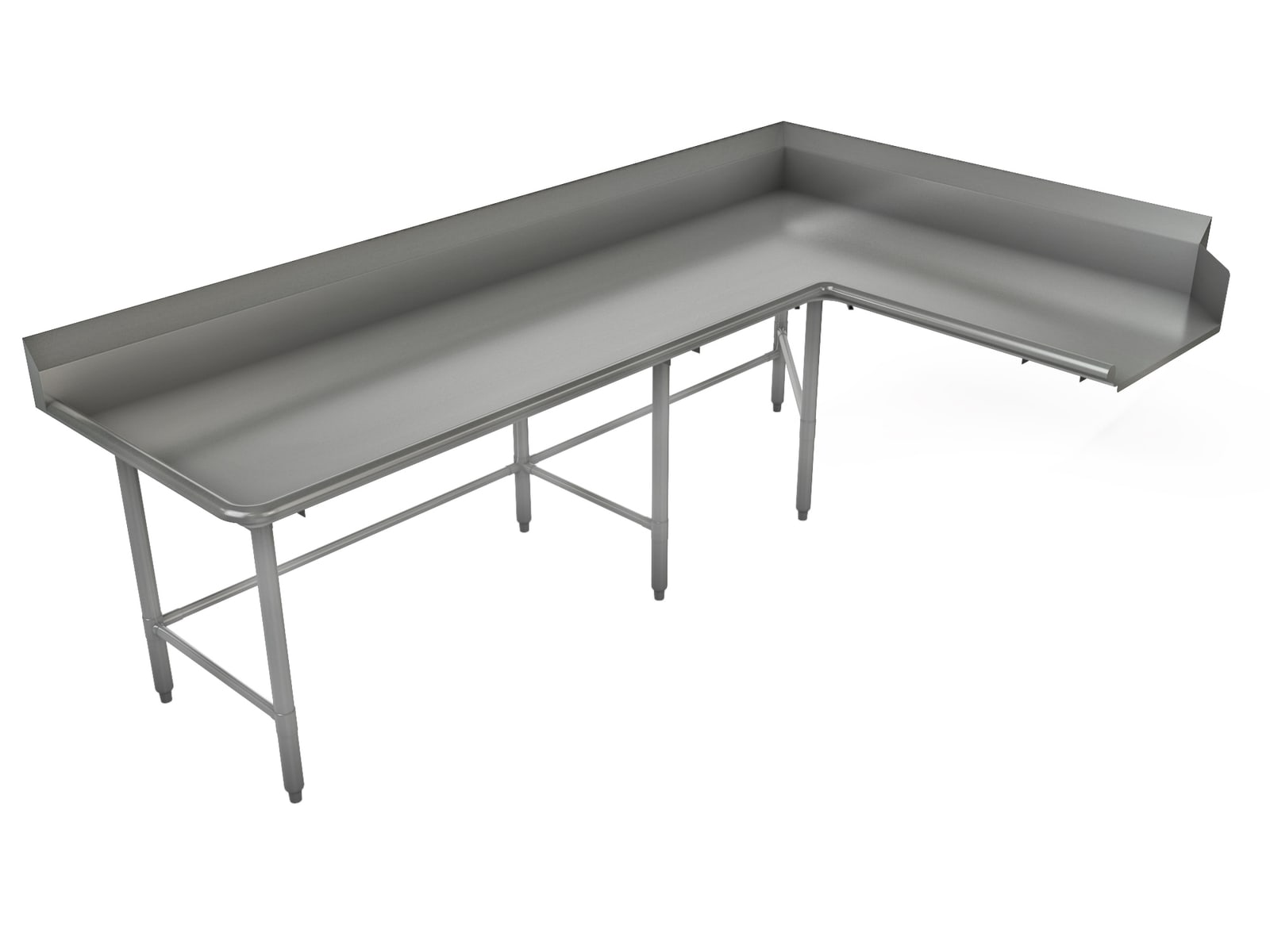 Clean Dishtable, corner design - TA-CCDT96L