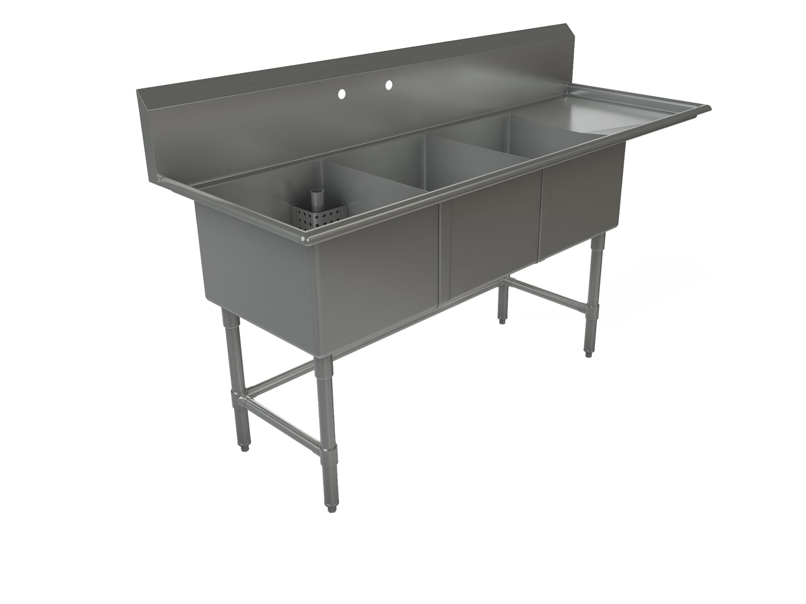 Sink, 3-compartment - TA-CDS3-18R-16