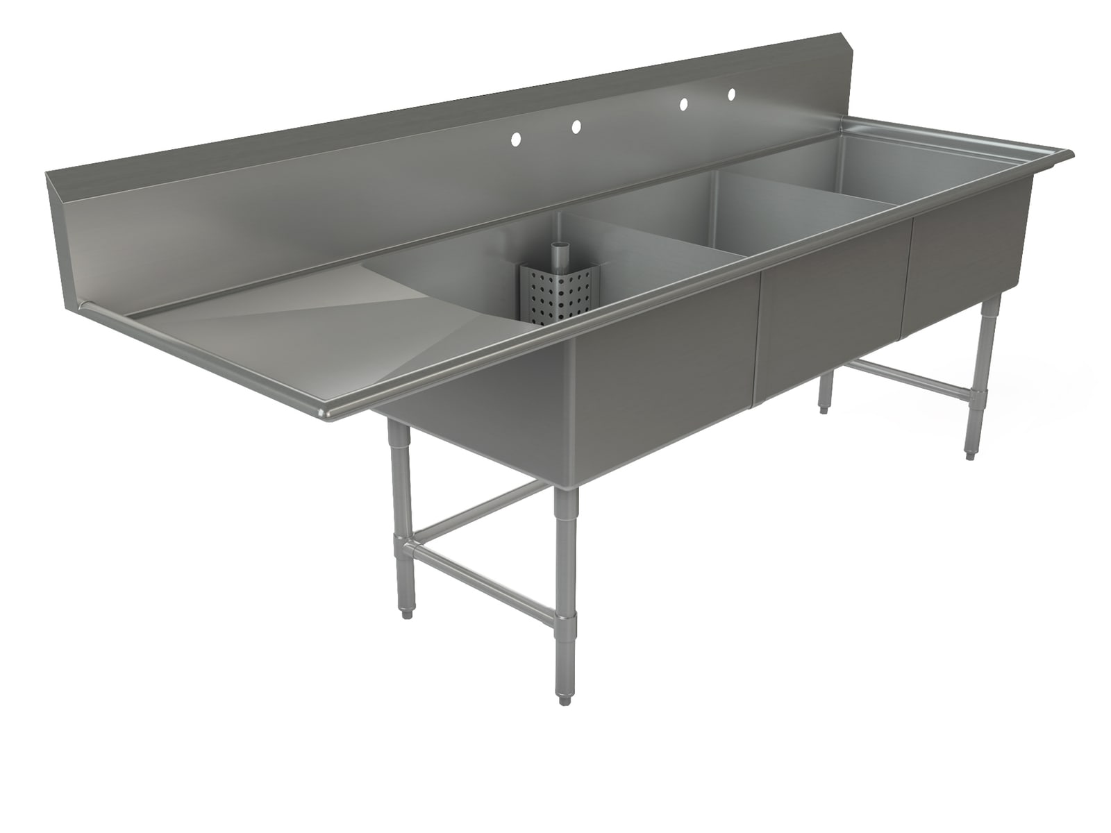Sink, 3-compartment - TA-CDS3-24L