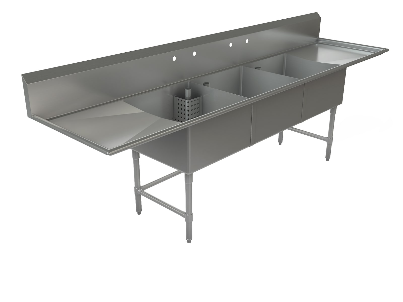 Sink, 3-compartment - TA-CDS3-24LR-16