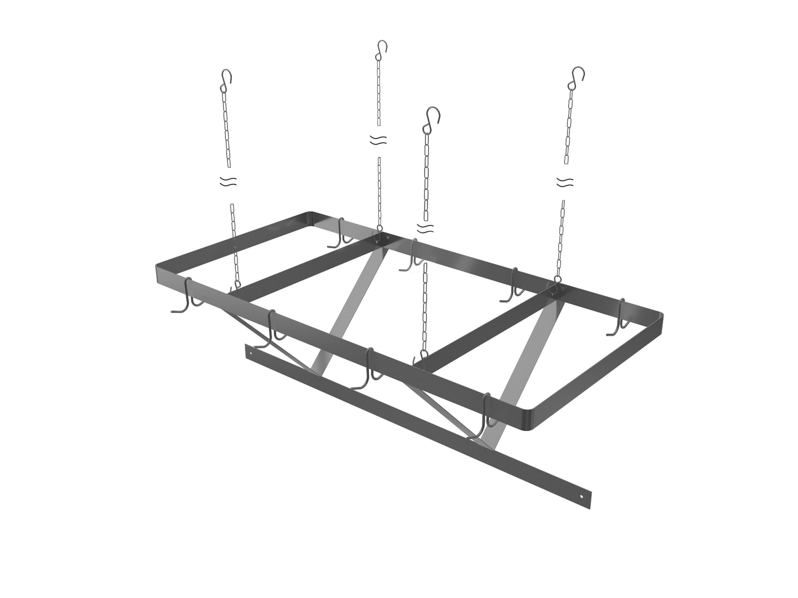 Pot Rack, ceiling mount - TA-CPR48