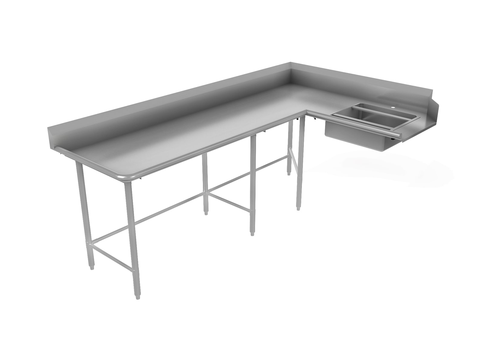 Soiled Dishtable, corner design - TA-CSDT108L