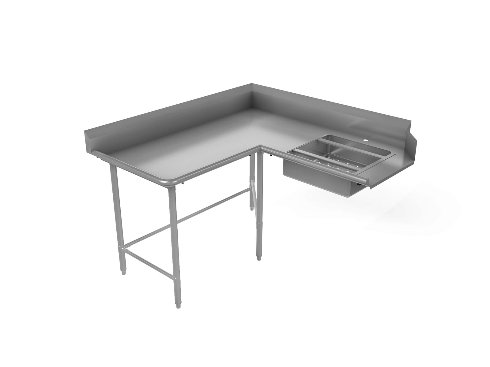 Soiled Dishtable, corner design - TA-CSDT72L