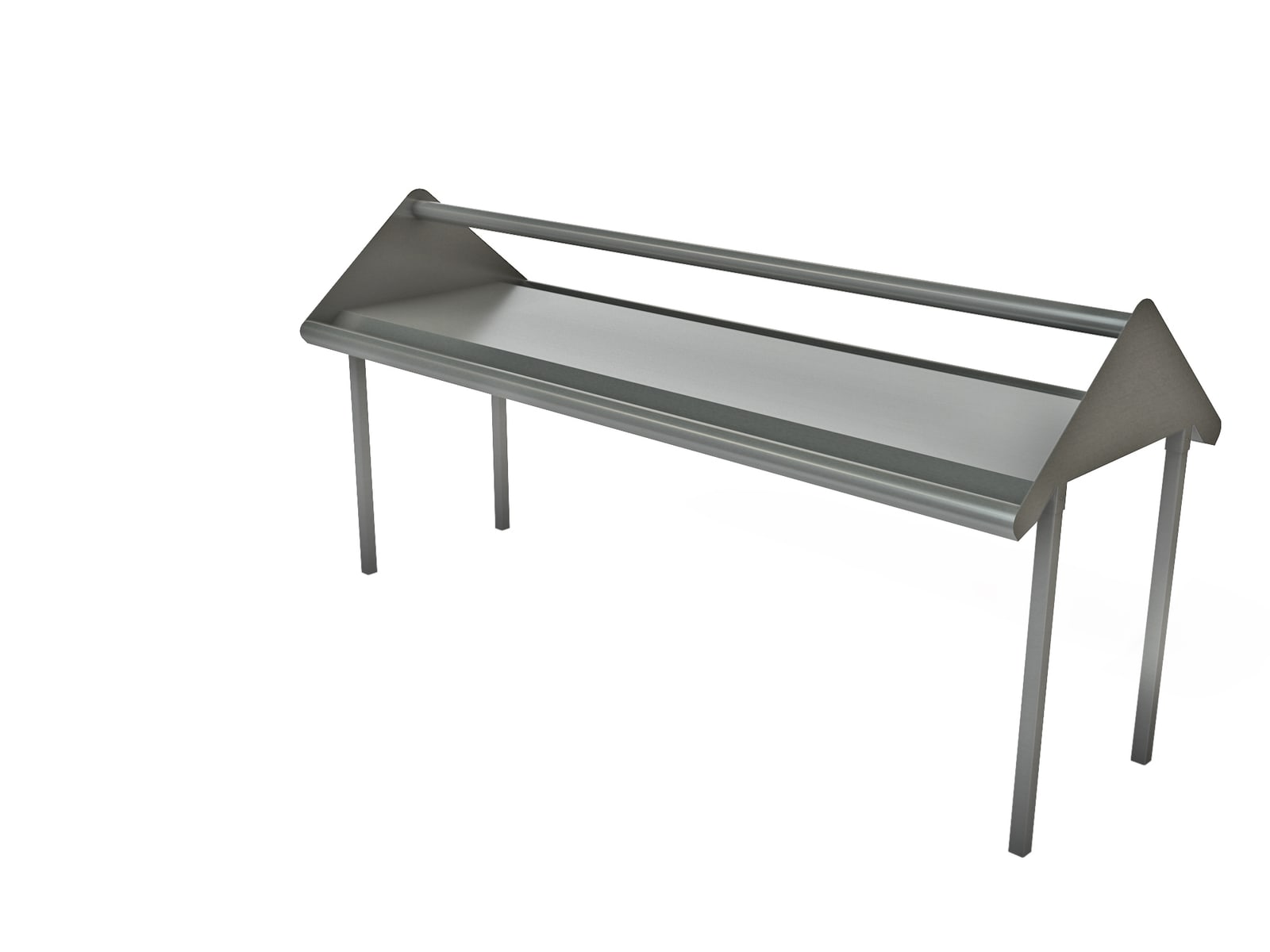 Dishtable Sorting Rack, double sided, table mount - TA-DSDR-82
