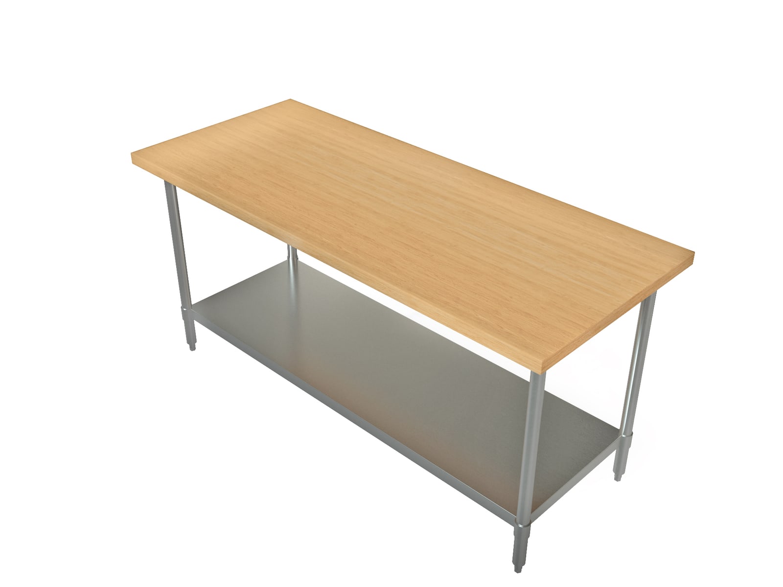 Butcher Block Top Work Table - TA-HTS-2484G