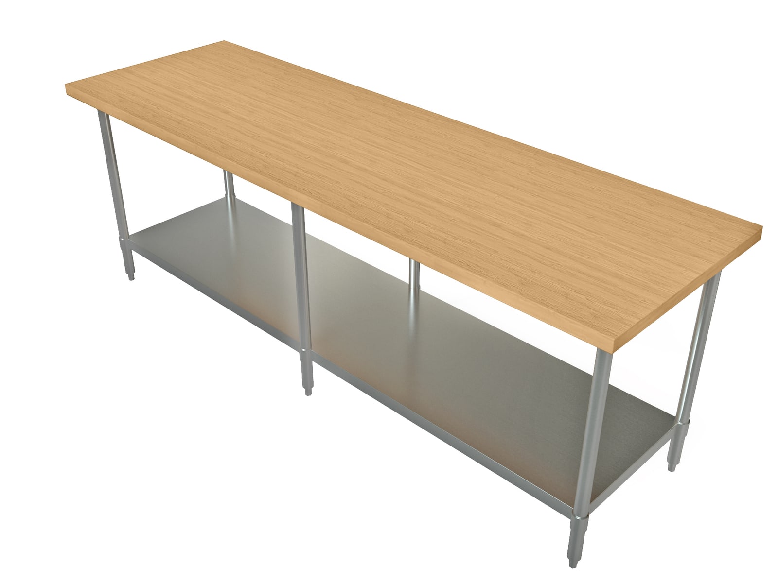 Butcher Block Top Work Table - TA-HTS-3096G