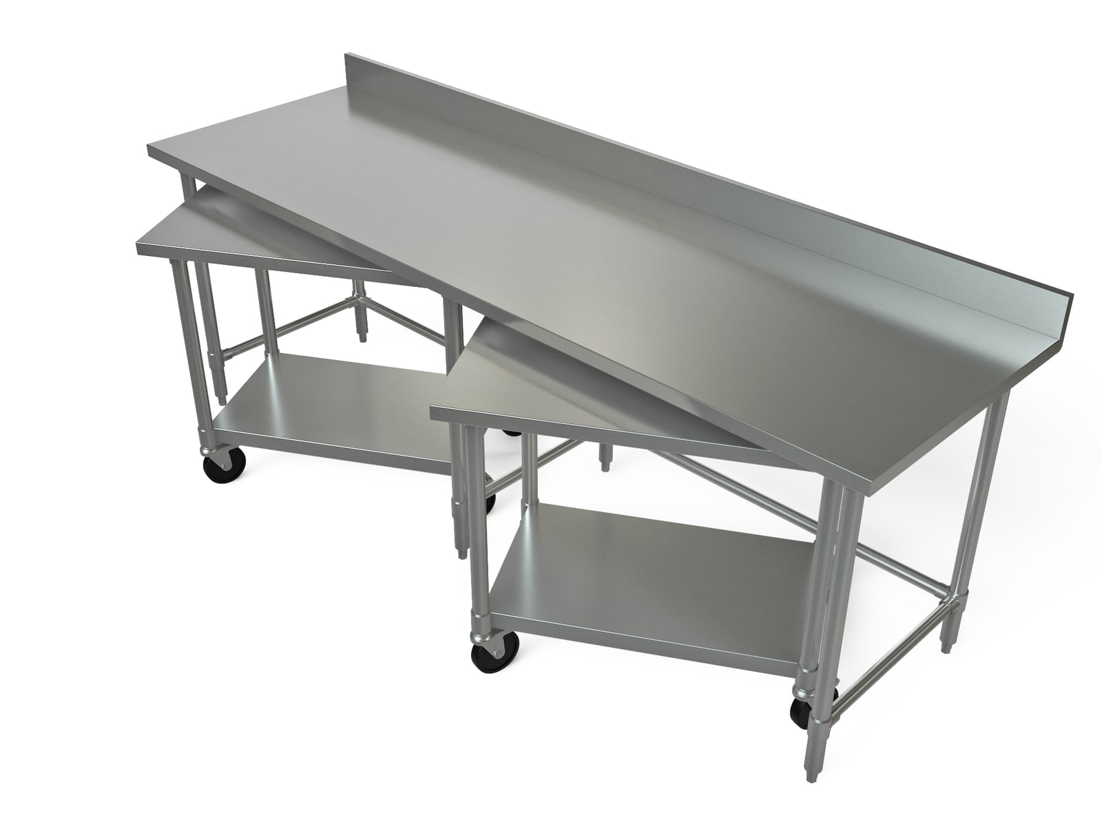Work Table with Nested Lower Table - TA-NT4BS-3096-72