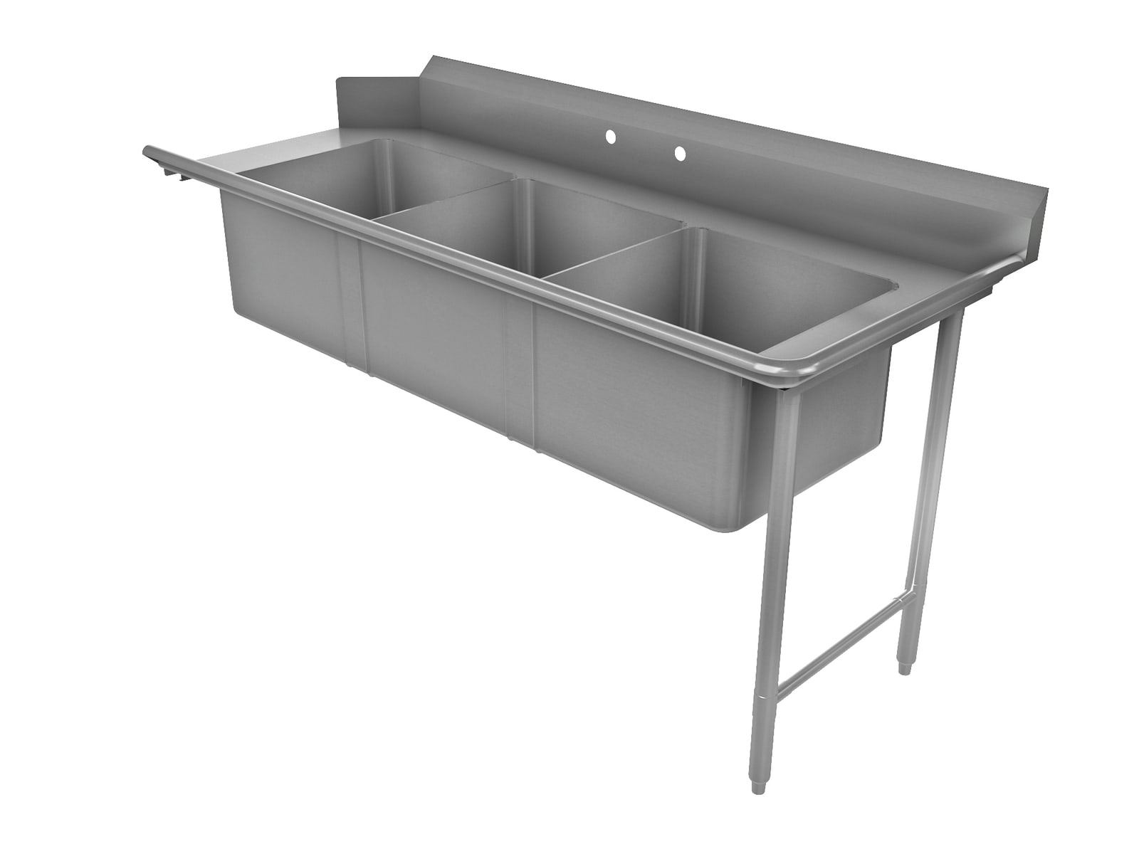 Soiled Dish Table - TA-SPDT-3-72R